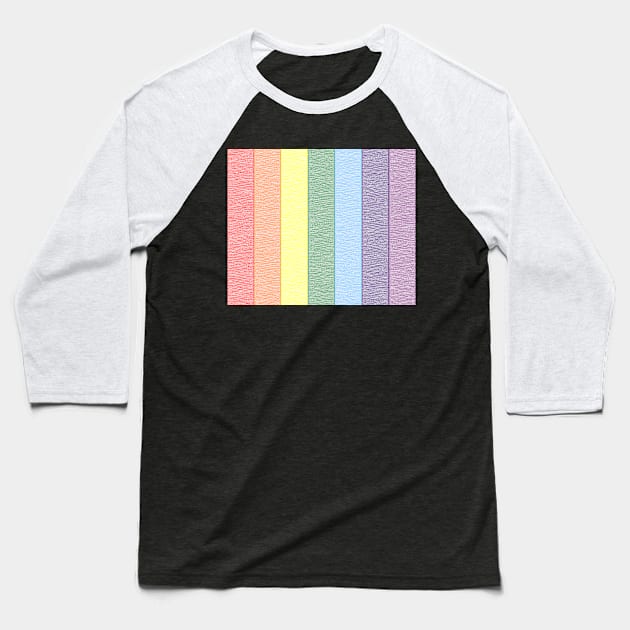 RAINBOW Baseball T-Shirt by YAZERU